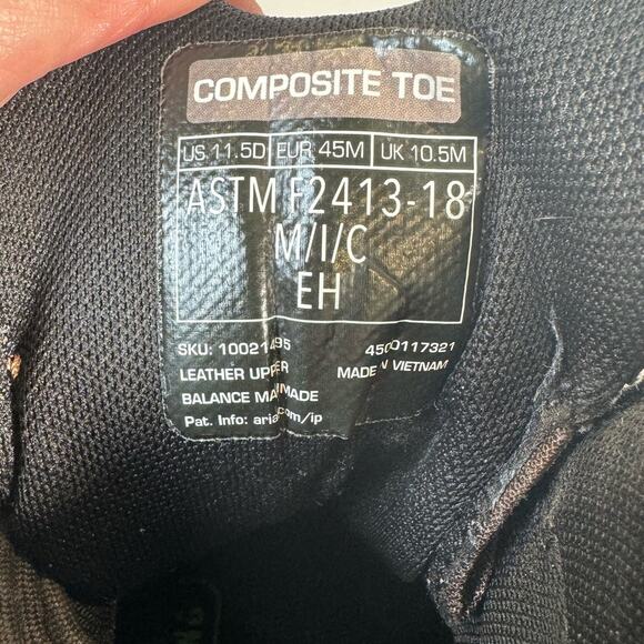 Ariat Mens Rebar Flex 6" Composite Toe Work Safety Boot Utility Steel Toe 11.5D - Picture 11 of 15